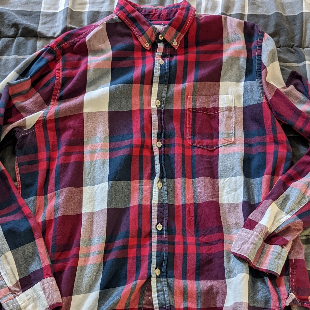 Aeropostale Plaid Flannel Shirt